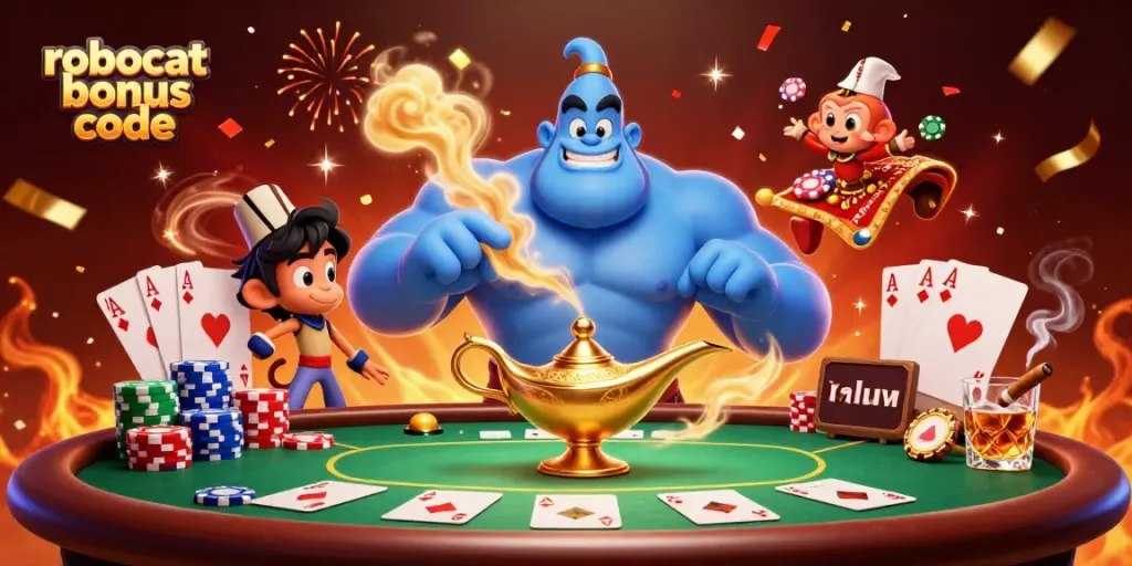 Claim exclusive offers with robocat bonus code at an exciting casino gaming scene.