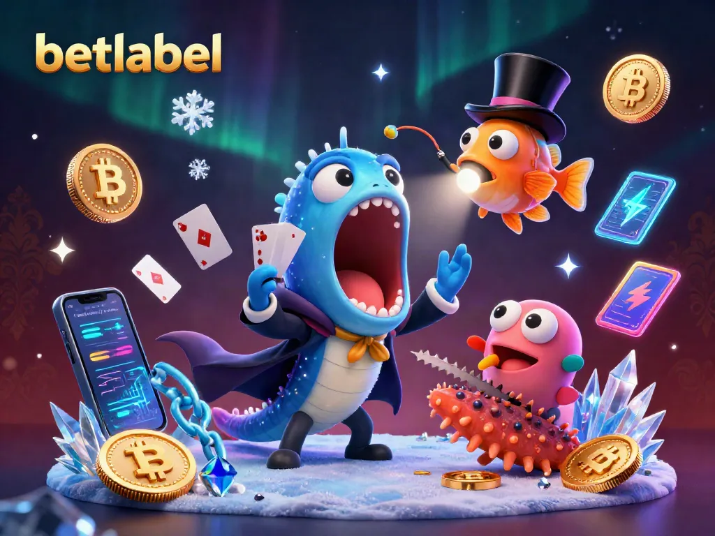 Betlabel's magical display captivates players with a dazzling underwater casino spectacle.